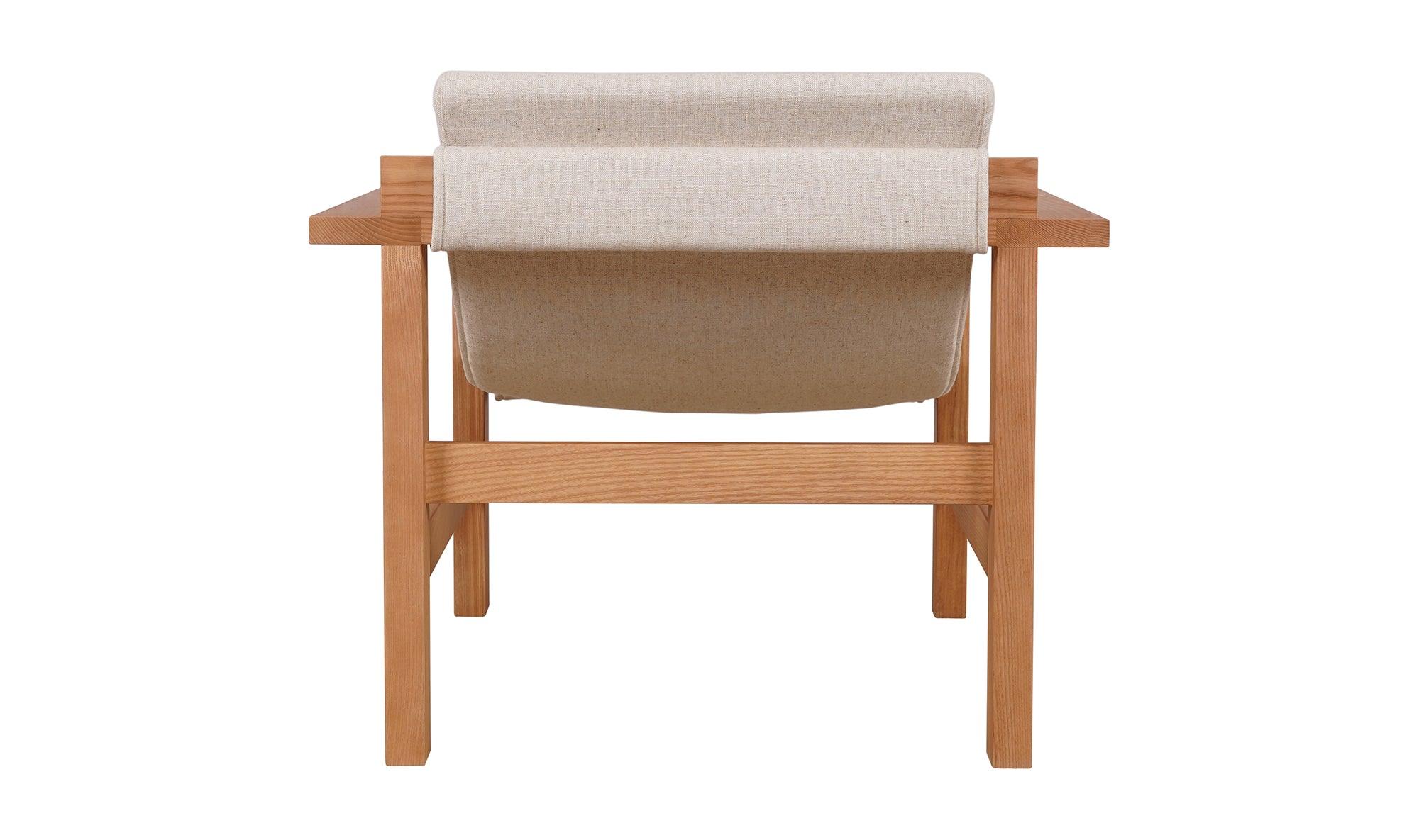 Rosedale Lounge Chair, Flecked Linen - Kömfi