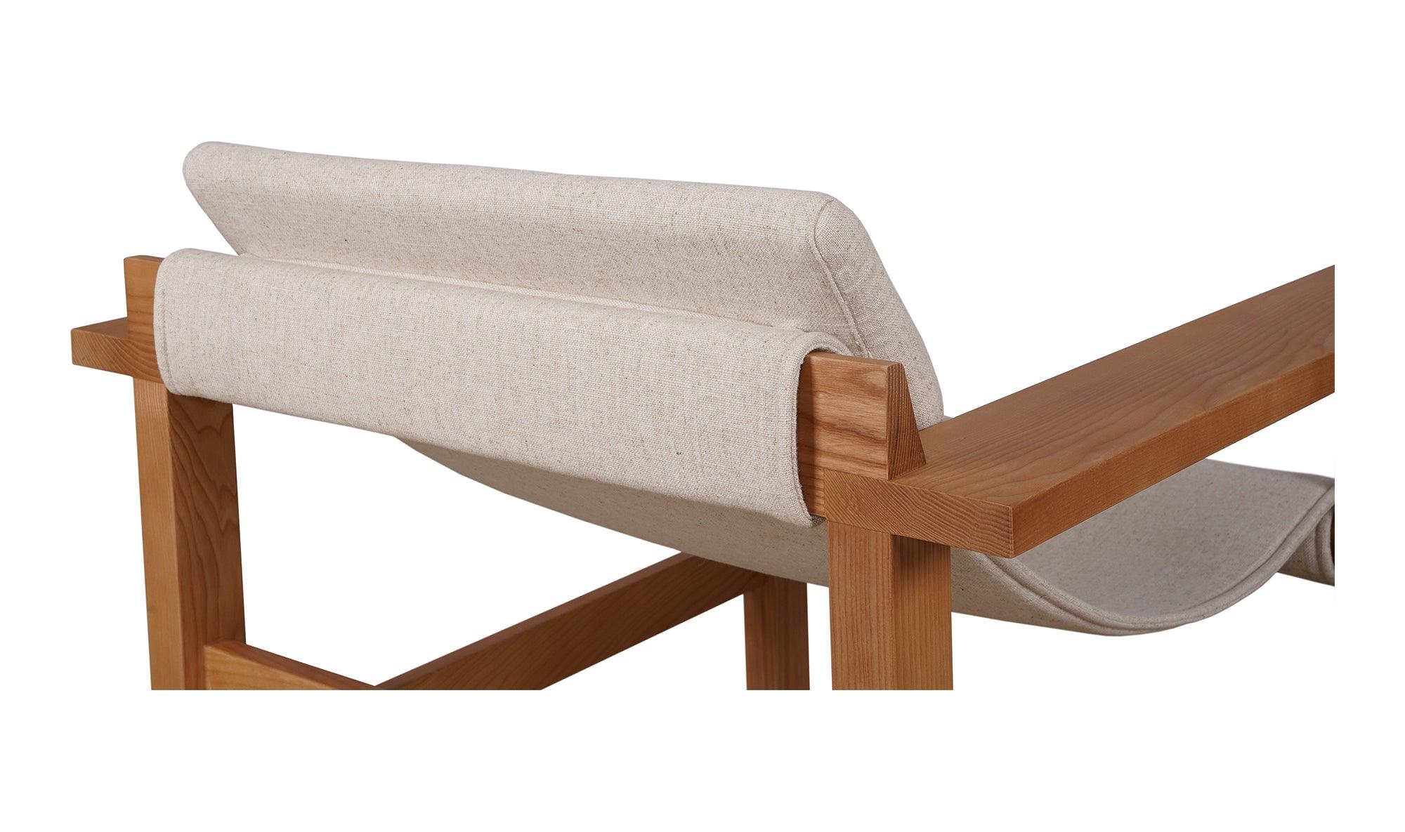 Rosedale Lounge Chair, Flecked Linen - Kömfi