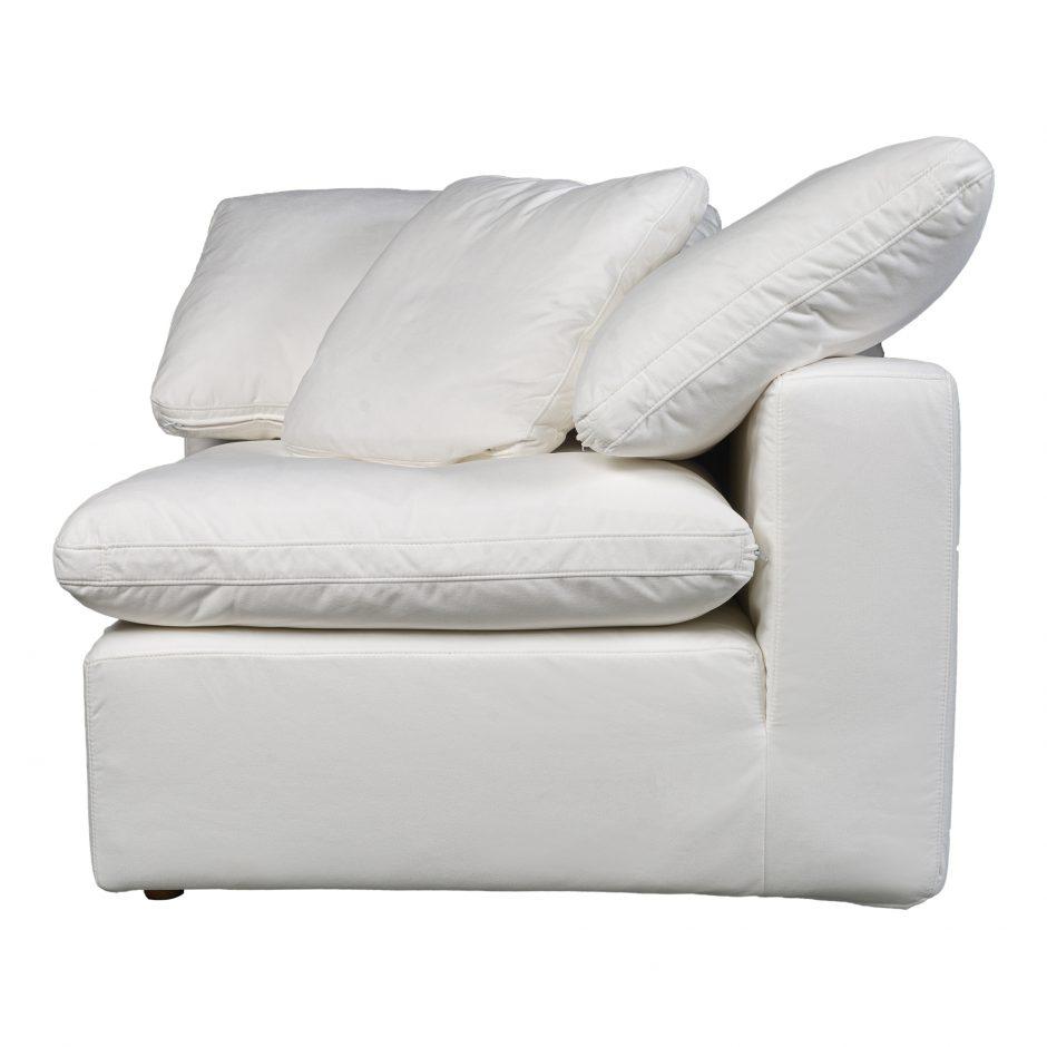 Kömfi Modular Corner Chair White 44.5"