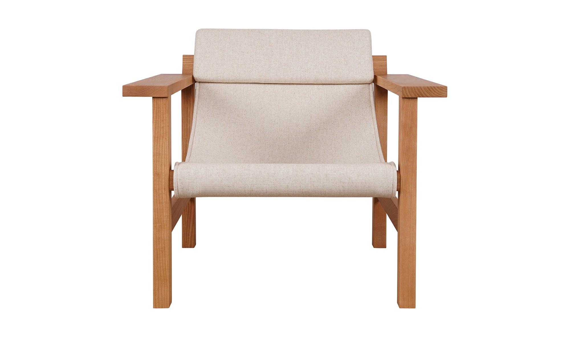 Rosedale Lounge Chair, Flecked Linen - Kömfi