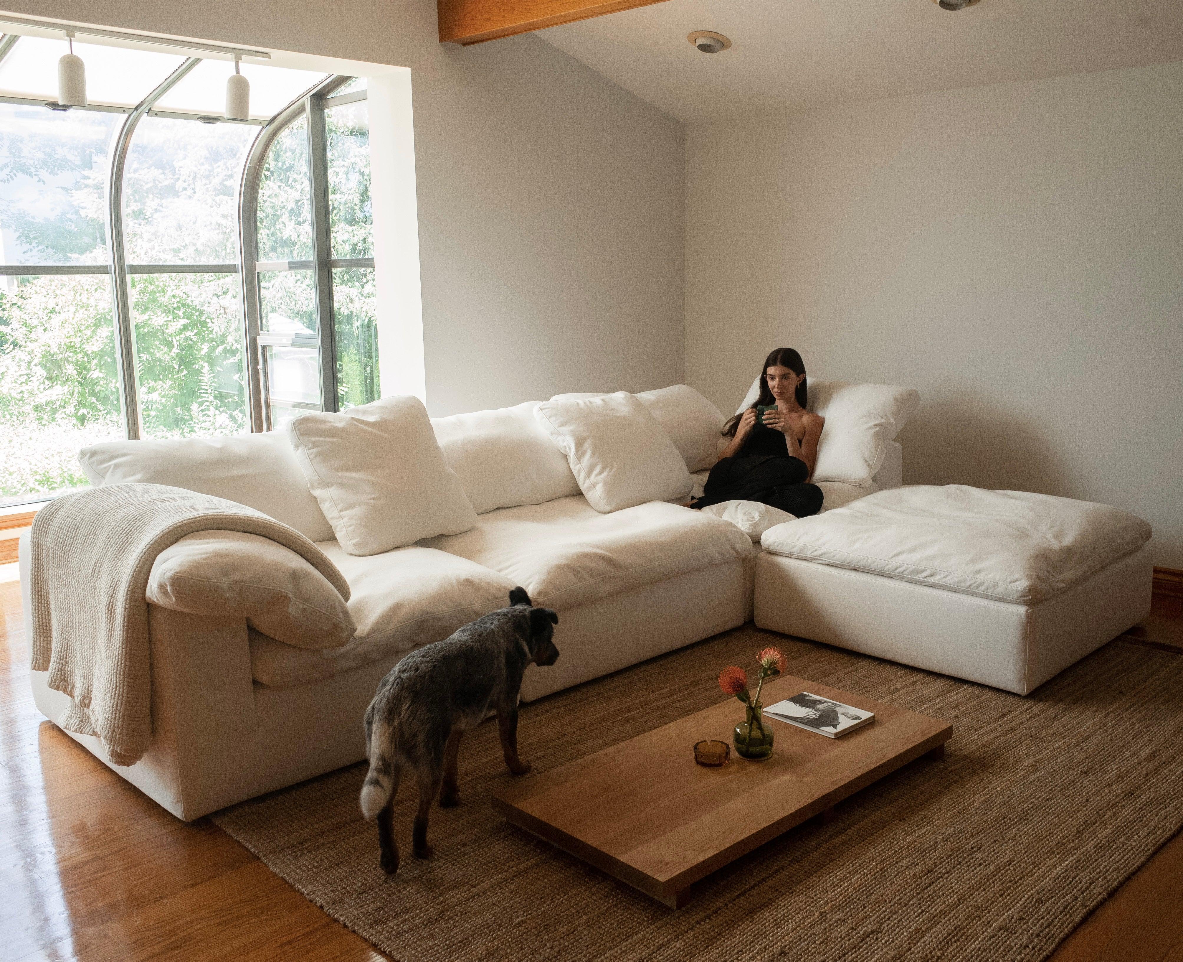 Petite deals cloud couch